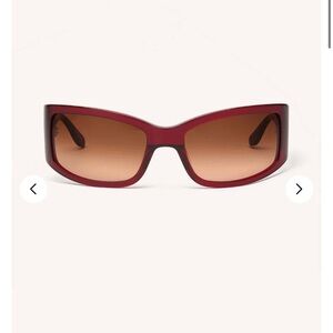Dezi x Monet Montay sunglasses in Deep Red